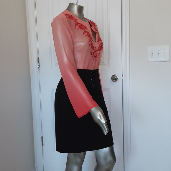 🪻BOGO🪻 Grass Collection Black Pencil Skirt Sz 11 NWT - Picture 5 of 9